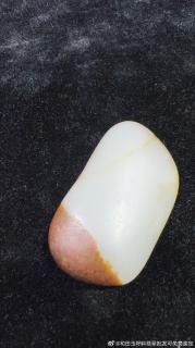 收藏款新疆和田玉籽料原石 真皮真色 白度一级白 红皮白肉 天地皮 82